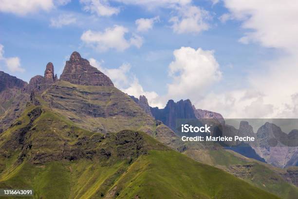 The Pyramid One Of The Peaks In The Drakensberg Mountains Stock Photo - Download Image Now