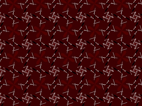 Maroon Block R Maroon Ajrak Block Print Abstract Geometric Block Pattern For Textile ...