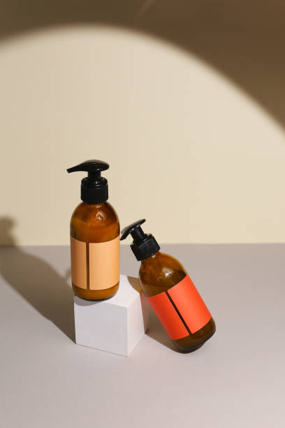 istock Plastic dispenser bottles with body cream 1316650455
