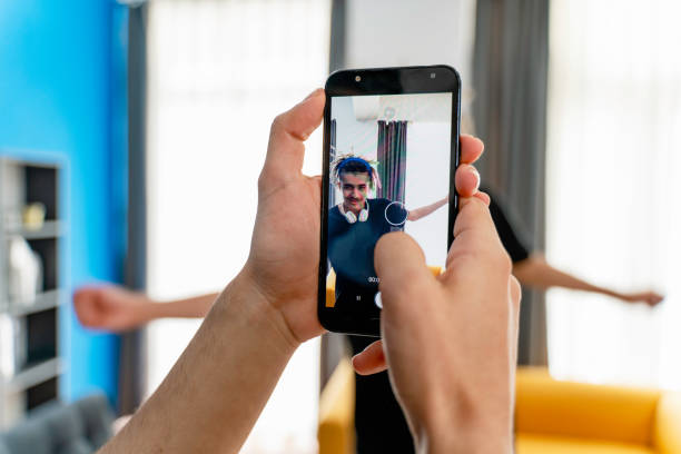 istock Young teenage boys vlogging 1316651940