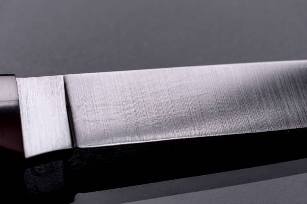 istock A large handmade hunting knife lying on a dark background 1316662850