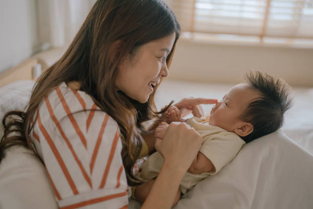 istock Mother with her baby. 1316664821