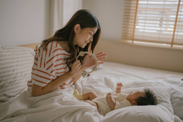 Mother with her baby.