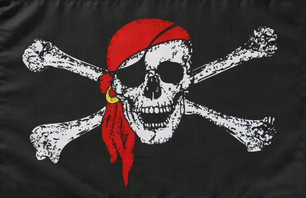 Photo of Jolly Roger flag