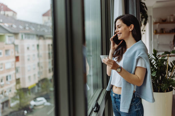 istock Talking to someone over the mobile phone. 1316666103