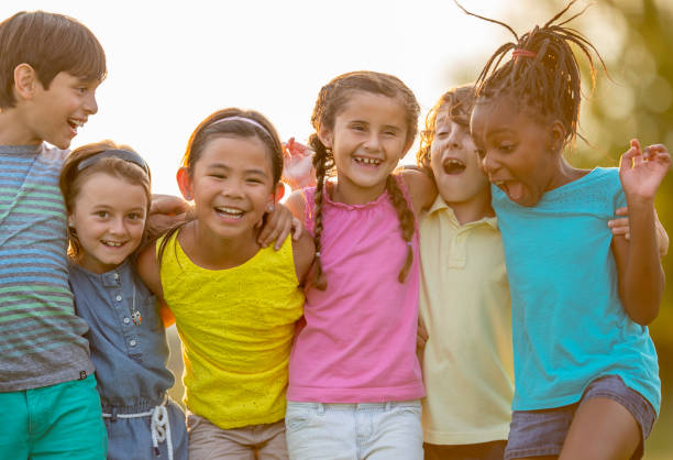 istock Smiling children in nature 1316669808