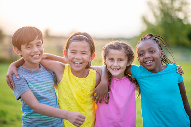 istock Smiling children in nature 1316669815