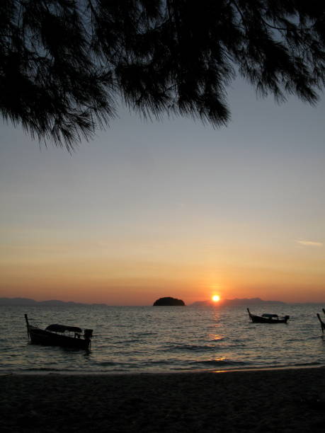 istock Silhouette scene of sunrise. 1316670571