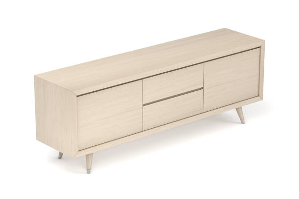 istock Wood tv stand 1316674484