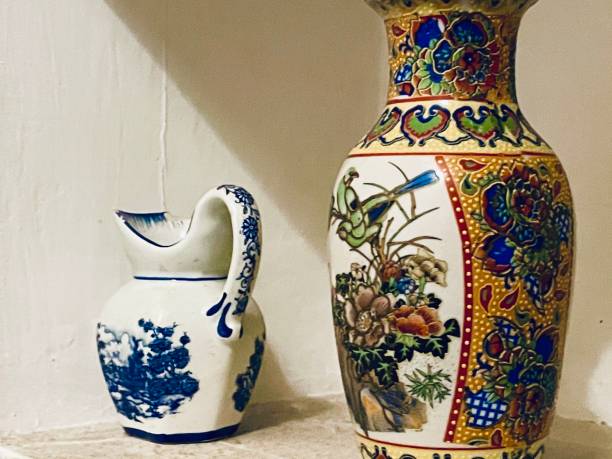 istock Antique pots colorful pots 1316689454
