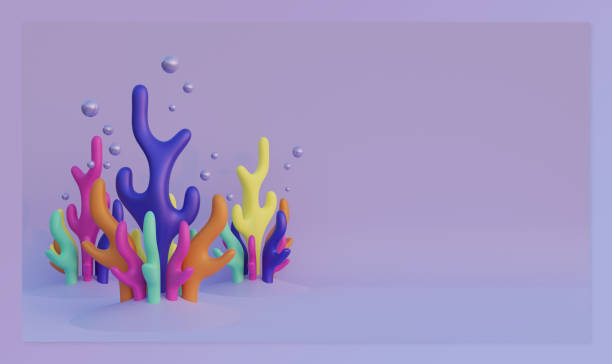 istock World Oceans Day Landing Page Template With Coral reef 3D Rendering Illustration 1316693857