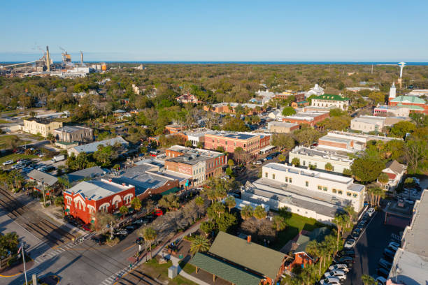istock Small Town Aerial - Fernandina Beach, FL 1316694777