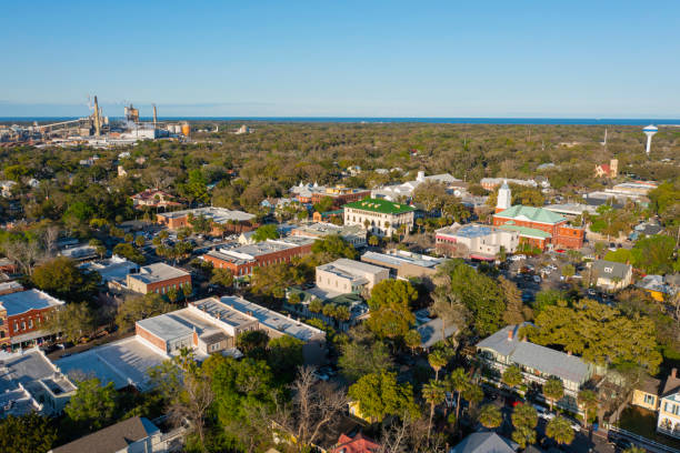 istock Small Town Aerial - Fernandina Beach, FL 1316694782