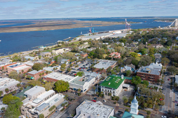 istock Small Harbor Town - Fernandina Beach, Florida 1316694806