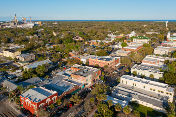 istock Small Town Aerial - Fernandina Beach, FL 1316694810