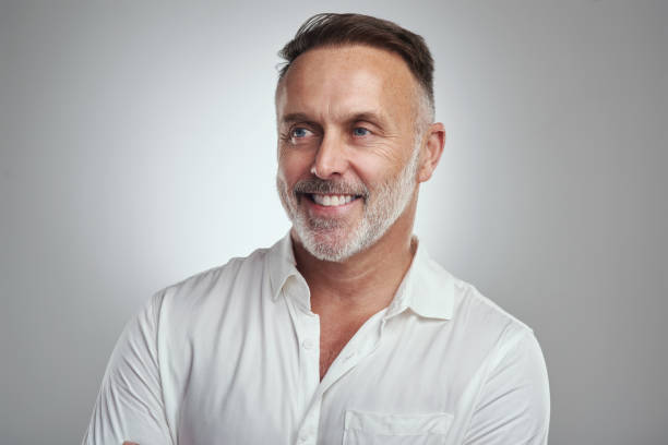 istock Studio shot of a mature man looking thoughtful against a grey background 1316702231