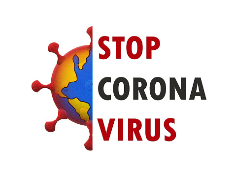 Stop Coronavirus - 3D Render