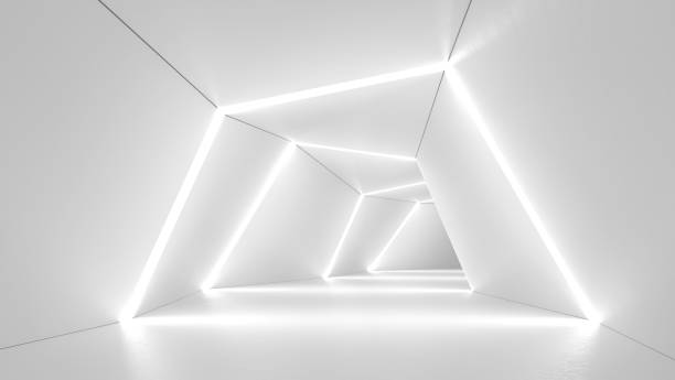 istock Futuristic Tunnel with Neon Lights 1316712454