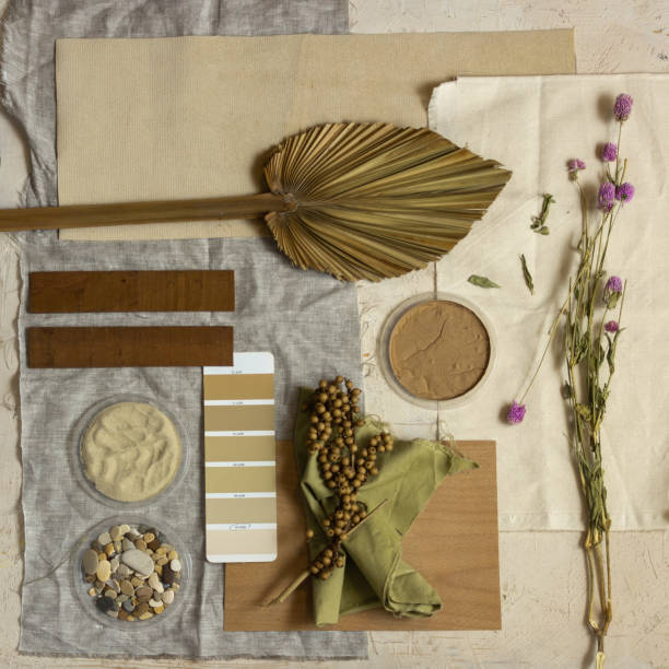istock Mood board in a neutral palette for interior design 1316724628
