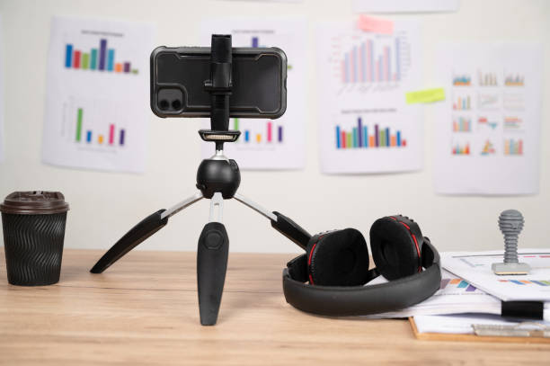 istock smartphone for teacher or tutor teaching online at home,New normal lifestyle during coronavirus lockdown quarantine. 1316735151
