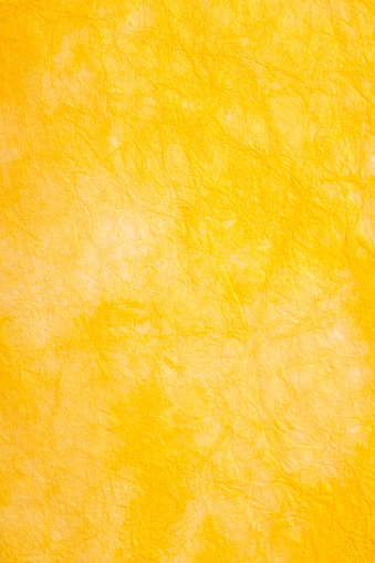 Japanese paper, paper, yellow, texture, material, background