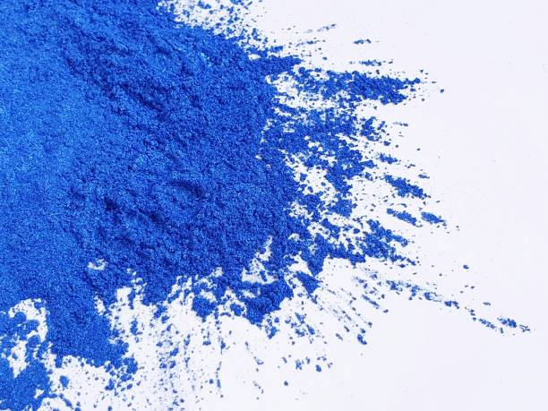 istock Dark blue mica pigmet powder 1316738081