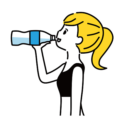 Ilustración de Ilustración De Una Mujer Hidratante y más Vectores Libres de  Derechos de Agua potable - Agua potable, Japonés - Oriental, Japón - iStock