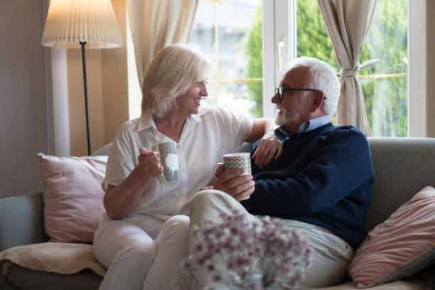 istock Happy senior couple 1316743899