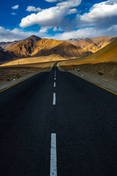 Ladakh Roads stock photo