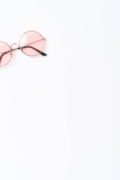 istock Women’s sunglasses on white background with copyspace 1316749611