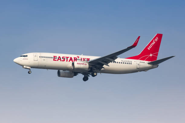 eastar jet boeing 737-800 avión seúl aeropuerto de incheon en corea del sur - 11906 fotografías e imágenes de stock