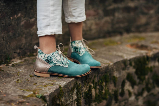 istock Woman wearing modern shoes 1316752912