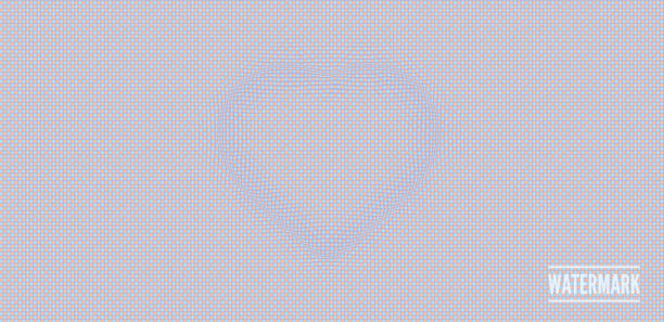 istock Abstract pattern of dottes in the shape of heart. Digital watermark. 3D design element. Love symbol. Optical illusion art. Valentine's day vector illustration. 1316756591