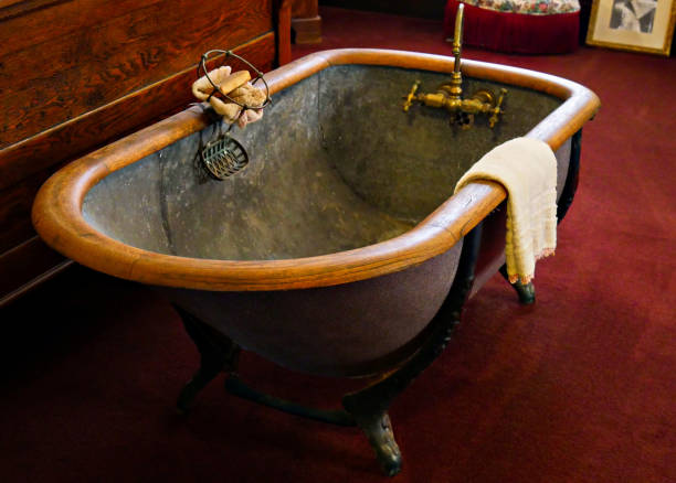 istock An antique bathtub now on display inside an 18th century house 1316757647