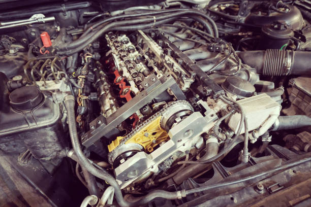 istock Overhaul servicing of vehicle 1316758945