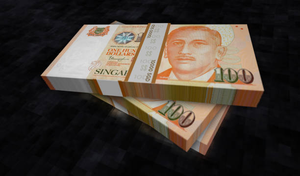 istock Singapore Dollar money banknotes pack illustration 1316762772