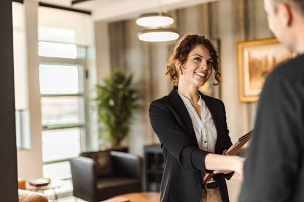 istock Agreeing with her colleagues, hand shaking. 1316768705