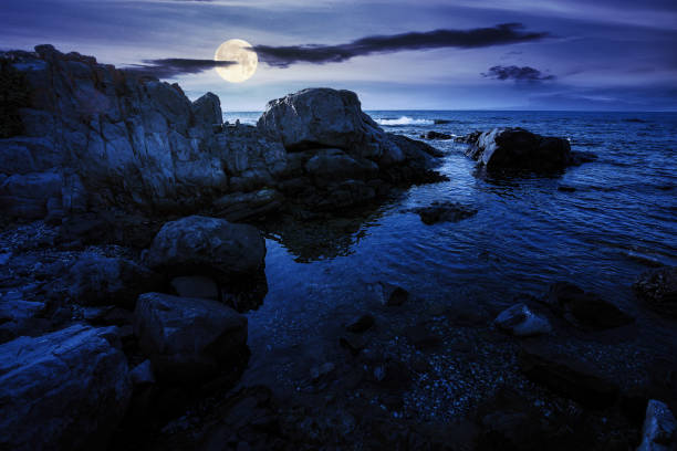 istock sea coast scenery at night 1316772884