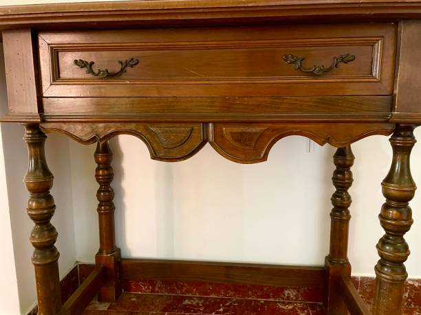 istock Vintage table traditional wood table 1316778927