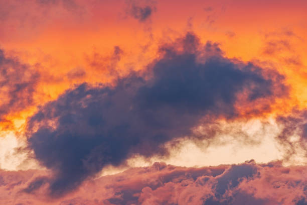 istock Amazing cloudscape on the sky at sunset. 1316780786