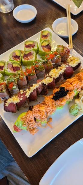 istock The sushi is served 1316784767