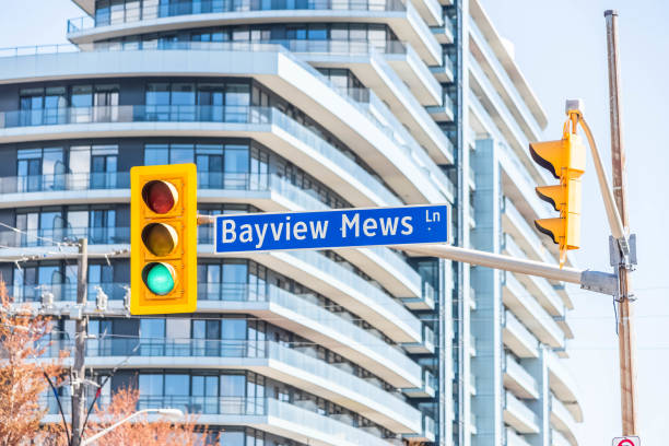 istock Bayview Mews Lane sign. 1316800755