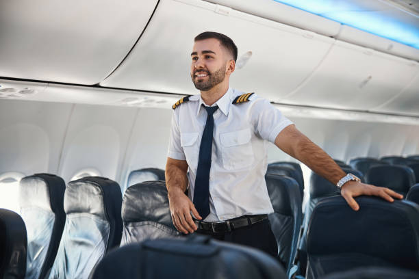istock Gladsome airman in the uniform smiling and looking away 1316805718