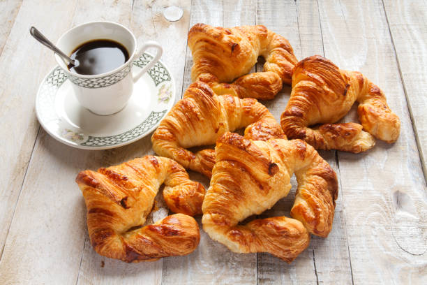 istock Croissants and coffee 1316808812