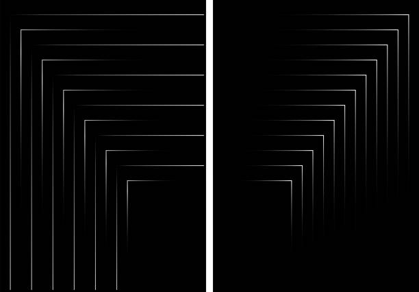 istock A collection in a minimalist style. Black cover template with elements of geometric shapes. Vector A4 layout design template for brochure, flyer, booklet, cover design, book design 1316816704