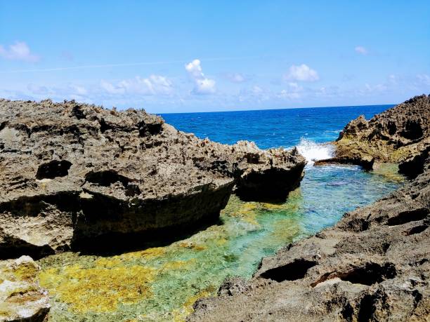istock Beautiful Beach Alcove Feeding into the Ocean 1316823113