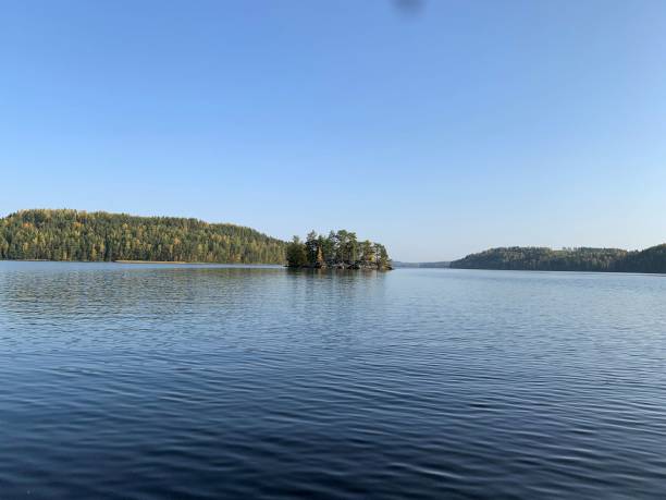 istock Wonderful sunny day by tle lke with islands 1316833758