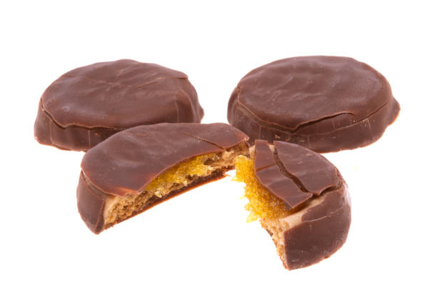 istock chocolate cookies with caramel 1316837204