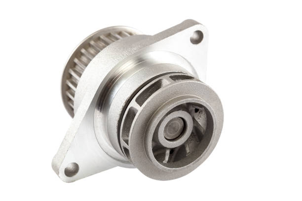 istock Pump of a car engine cooling system isolated on a white background 1316840621