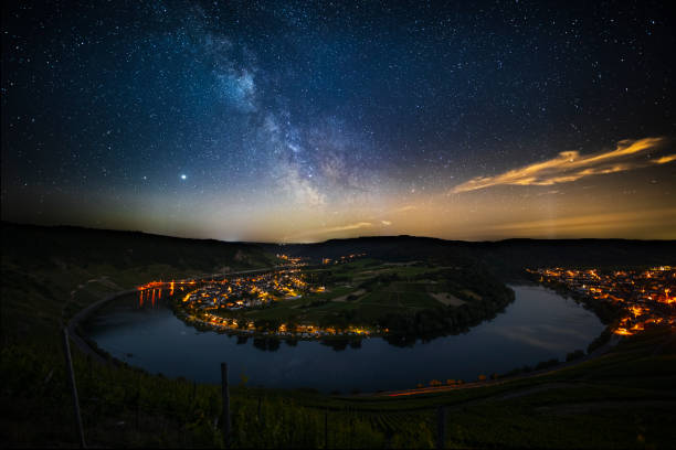 istock Milky way over Mosel River Bend 1316848102